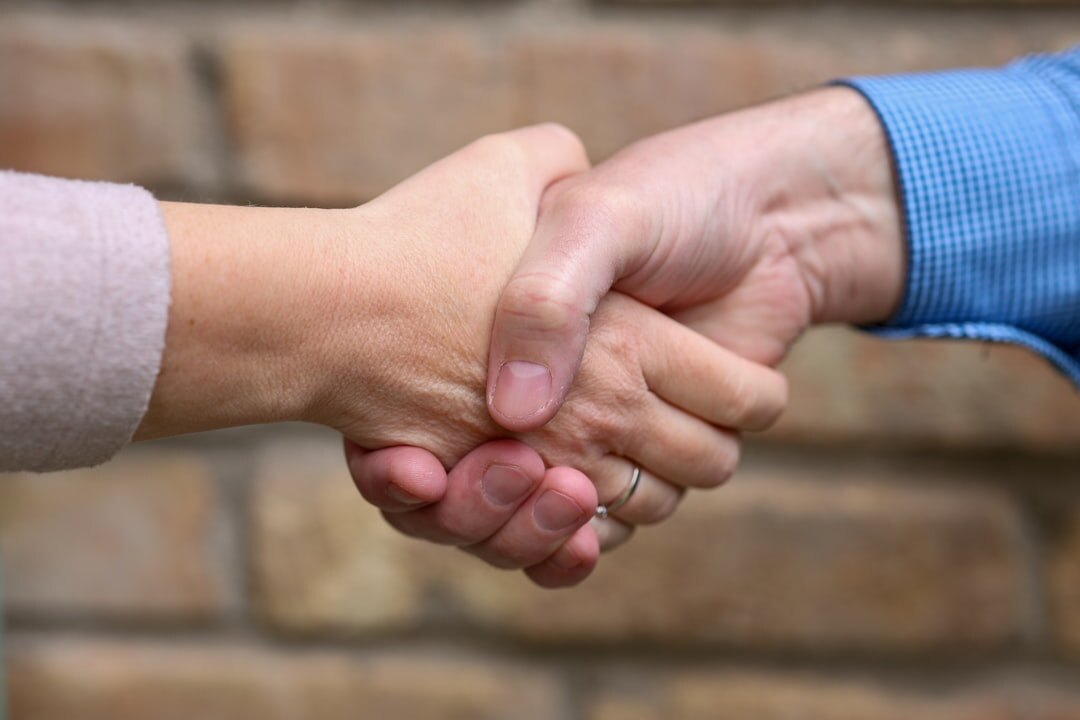 politician handshake reconciliation