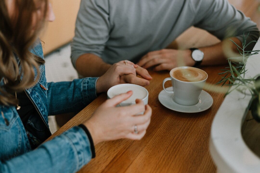 quiet cafe conversation
